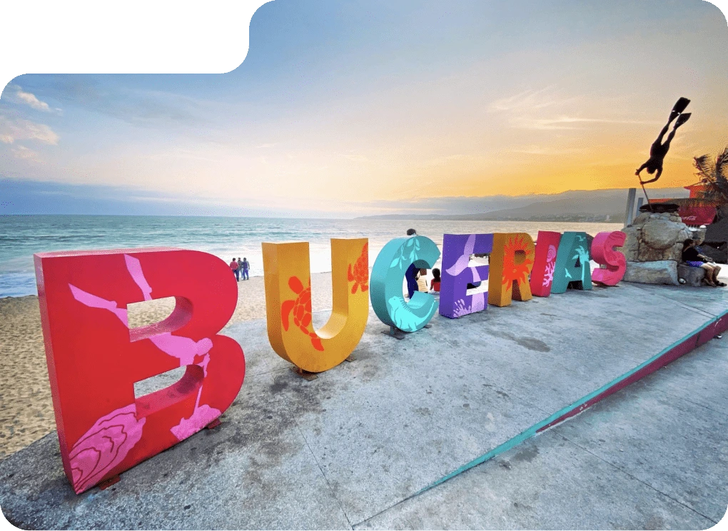 Letras de Bucerías Nayarit